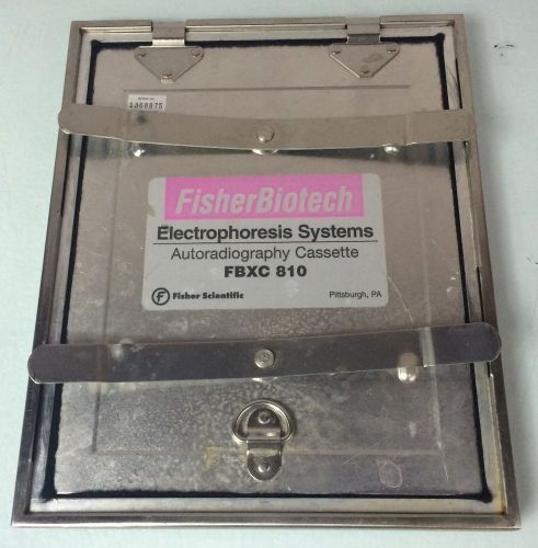FISHER BIOTECH ELECTROPHORESIS AUTORADIOGRAPHY CASETTE FBXC 810