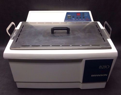 Branson 8210 Ultrasonic Cleaner,  Model: 8210R-DTH W/ Tray &amp; Lid TESTED WORKING