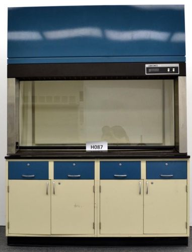 6&#039; Labconco Protector Laboratory Fume Hood with Epoxy Tops and Base Cabinets