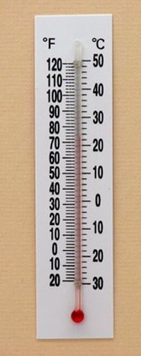Thermometer Plastic Back Double Scale (863-1)