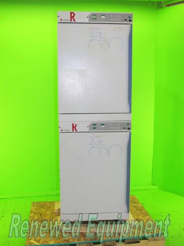 Jouan ig 650 double stacked co2 water jacketed incubator for sale
