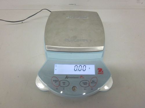 Ohaus av812 adventurer pro precision scale as-is powers on blue for sale