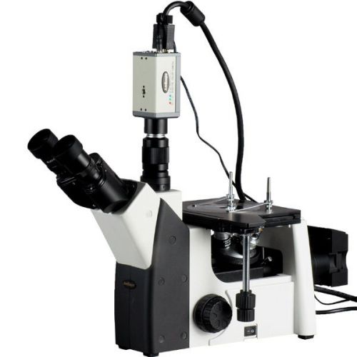 50X-1000X Inverted Trinocular Metallurgical Microscope + VGA Camera