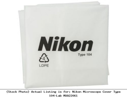 Nikon Microscope Cover Type 104-Lab MXA22061 Microscope Accessory