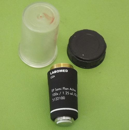 Microscope DIN 100X NA 1.25 INF 0.17 Oil Objective EP Semi Plan Achromatic Lens
