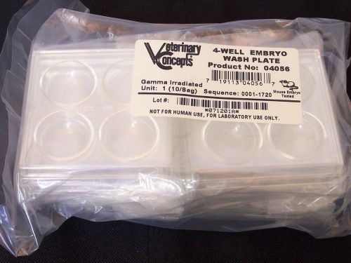 Veterinary Concepts 4 Well Embryo Wash Plate