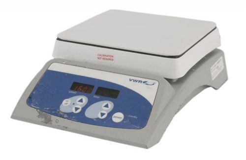 VWR 810 7&#034;x7&#034; Glass Top 60-1600RPM Digital Magnetic Stirrer Mixer Lab 11301-010