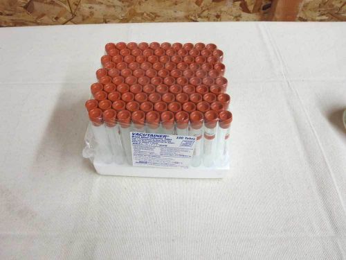 (New Flat of 100) Vacutainer Blood Collection Tubes