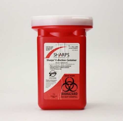 Sharps collection container disposal 10100 1 quart for sale