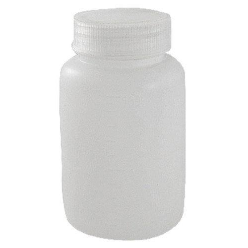 Laboratory chemical storage case white plastic widemouth bottle 100ml for sale