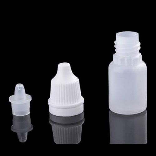 100pcs 5ml Empty Plastic Squeezable Dropper Bottles Eye Liquid Dropper LDPE