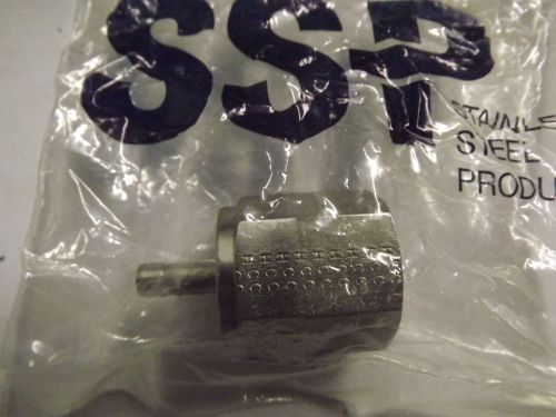 Duolok  issd4fa8/ ss-4-ta-7-8 stainless tube adapter fitting 1/4 tube x 1/2 npt for sale