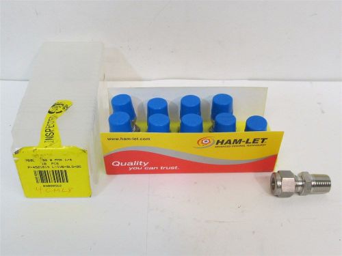 Ham-Let 4CML8, 8mm x 1/4&#034;, 768L-SS Fittings - 10 each