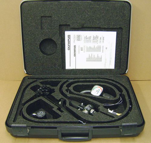 Olympus GIF-XQ140 Video Gastroscope with Case, Manuals, &amp; Accessories