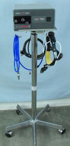 Luxtec 9100 xenon light source w/ headlight and rolling stand system for sale
