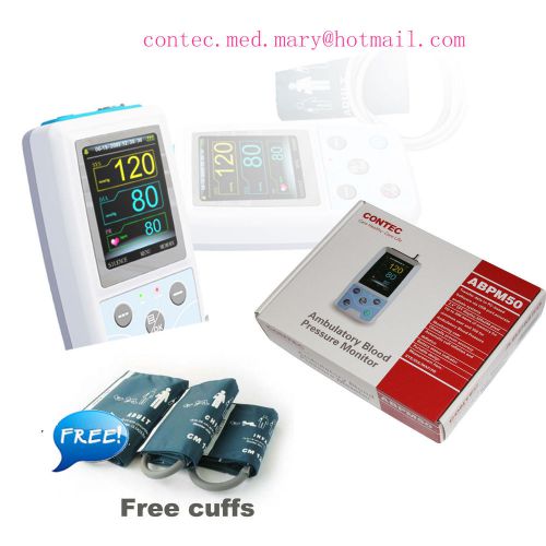 CONTEC,24hour  Ambulatory Blood Pressure Monitor, ABPM50 Holter MAPA+3 Cuffs