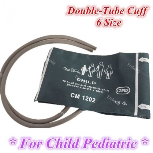 Double-tube blood pressure cuff for child pediatric cuff cm 1202 for sale