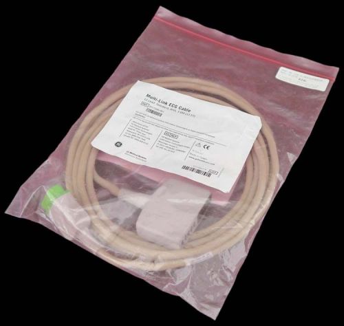 GE 2017006-001 12-Lead Standard AHA 3.6M Compatible Multi-Link ECG Medical Cable