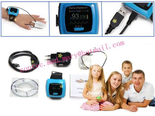 Ce fda ,new wrist wearable digital pulse oximeter cms 50f with sleep study.conte for sale