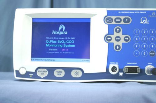 Hospira O2 Plus SVo2 Continuous Cardiac Output Computer
