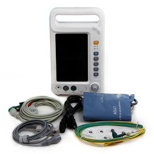 7-inch OLED TFT Vital Sign Monitor Patient Monitor ECG, NIBP, SpO2, RESP PR