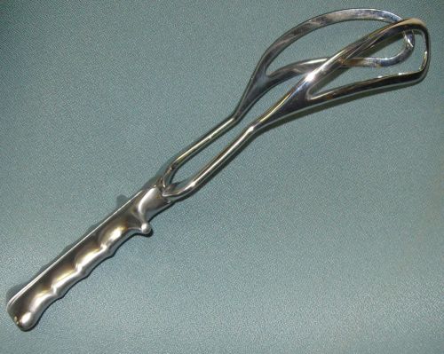Forceps Baby Delivery Obstetric OB/GYN Doctor Tool Gynecology Chrome Sharp Smit