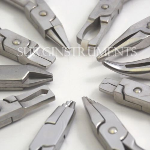 10 orthodontic pliers dental instruments laboratory lab for sale