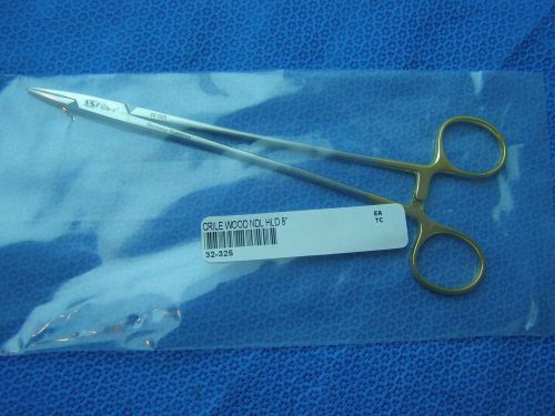 Ssi surgical t/c crile wood needle holder 8&#034; ref#32-325 surgical instruments for sale