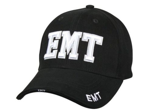 Emt 3 d sandwich bill hat low profile black baseball embroidered brushed cotton for sale