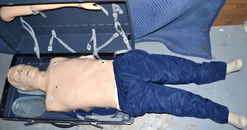 Laerdal ALS Skilltrainer Full Body Manikin Intubation Airway System with Case