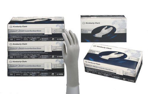 Kimberly-clark 50706 sterling nitrile exam gloves, powder-free, sterling gray, for sale