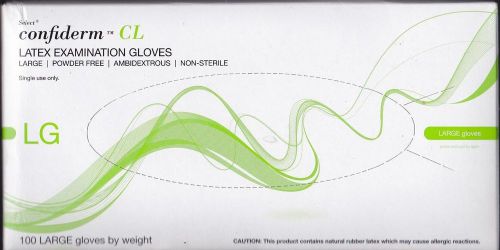 BUY 2 GET 1 FREE LATEX LARGE GLOVES 100 CT. Powder Free Ambidextrous Non-Sterile