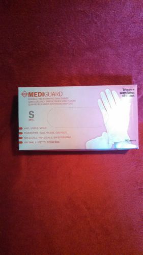MediGuard Vinyl Exam Gloves - POWDER FREE - Unopened case of 150 Small Petite