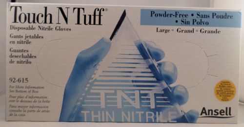 Ansell Touch N Tuff #92-615 Nitrile Glove