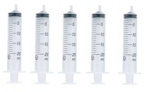 Pack of 5 Terumo Syringe without Needle 20ml NEW  Sealed Packets