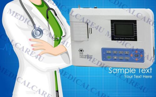 CE CONTEC Digital 1-channel Electrocardiograph ECG EKG Machine ECG100G