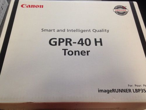 (1) CANON GENUINE GPR-40 H TONER - GPR 40H