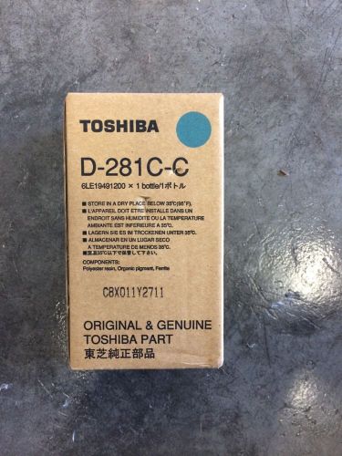 Genuine Toshiba Developer D-281C-C (Cyan) *** GENUINE ***
