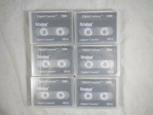 Dictaphone 159890 Digital Cassettes 120m Lot of 6