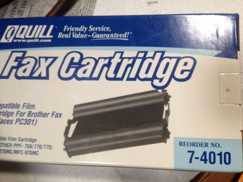 NEW Quill Fax Cartridge For Brother Fax Pc 301