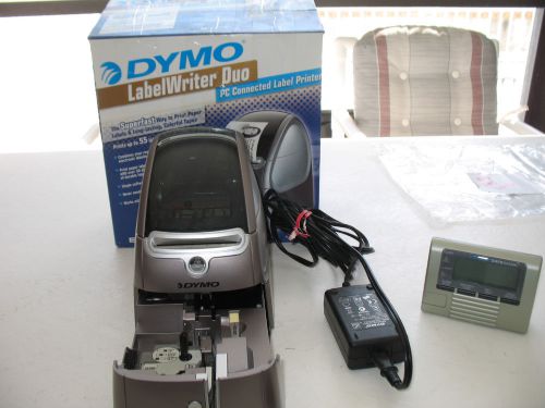 Reduced for quick sale dymo labelwriter duo +bonus for repair or parts for sale