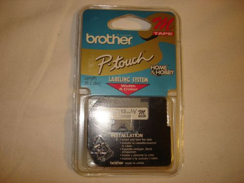 L@@K ....BROTHER P-Touch WHITE Tape 12mm  1/2&#034; ~ Reorder # M231...GREAT