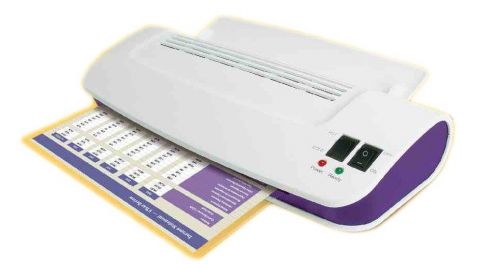 Purple Cows 9&#034; Hot and Cold Laminator - includes 100 hot pockets (FREE S/H)