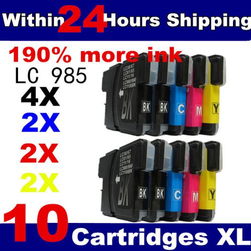 10 Compatible Ink Cartridges for brother series printer