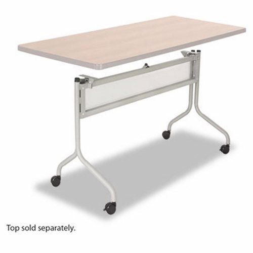 Safco Mobile Training Table Base, 37-1/2w x 24d x 28h, Silver (SAF2030SL)