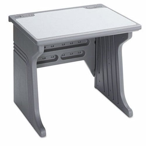Iceberg Aspira Modular Desk, Resin, 34w x 28d x 30h, Charcoal (ICE92202)