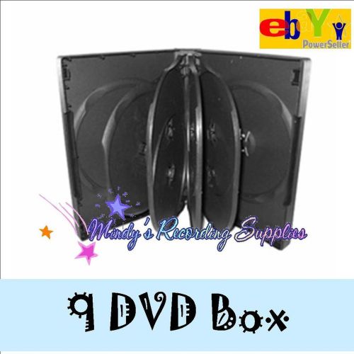 Premium slim dvd box case for 9 nine discs movie box &#034;buy 1&#034; for sale