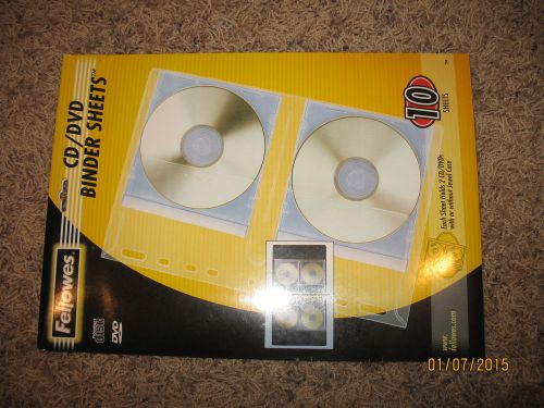 CD/DVD Binder Sheets