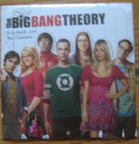 New in Plastic not opened sealed The Big Bang Theory 2014 16-Month Mini Calendar