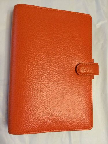 Orange/Tangerine Personal Filofax Finsbury